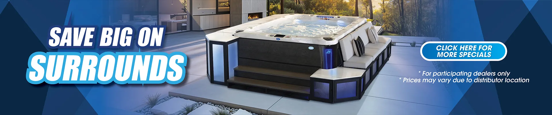 Calspas hot tub being used in a family setting - Flowermound
