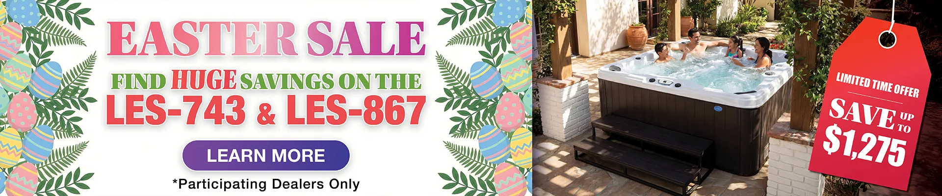 Calspas hot tub being used in a family setting - Flowermound